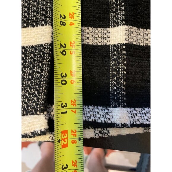 Monterey by Koret Black White Plaid Shacket Top Jacket Sz 18W - Picture 10 of 11